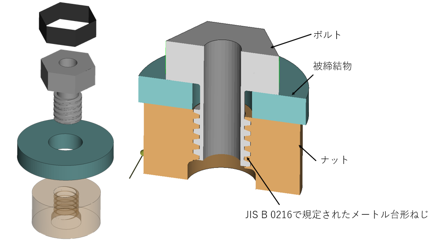 ボルト締結CAEモデル