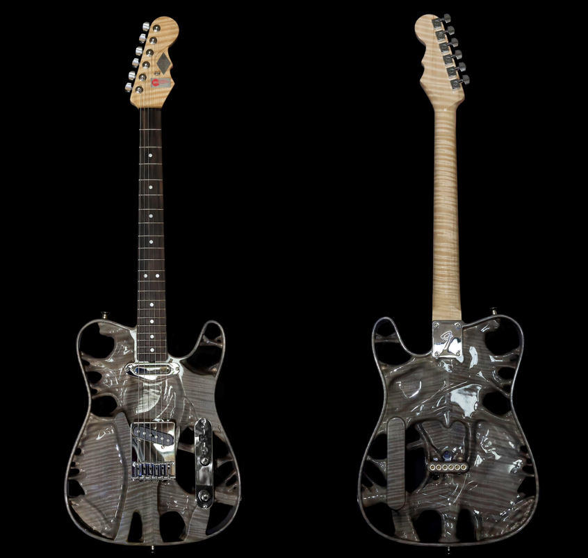 ギターのトポロジー最適化