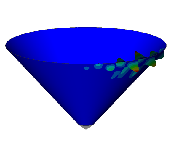 円錐殻の座屈問題最適化
